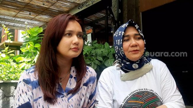 Dea Annisa atau Dea Imut bersama ibunya [Suara.com/Yuliani]