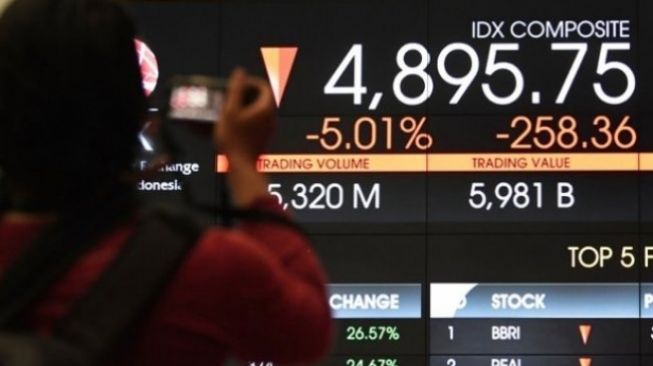 Sepanjang Pekan Ini Frekuensi Transaksi Saham Merosot 4,08 Persen
