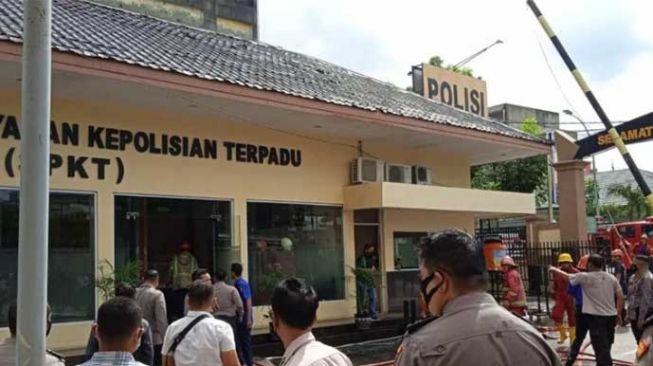 Polresta Pekanbaru Perketat Penjagaan Pasca Bom Bunuh Diri di Polsek Astanaanyar