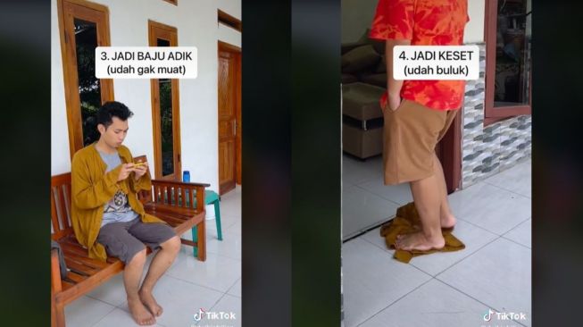 Siklus Baju Orang Indonesia (tiktok.com/@dwikiafrilian_)