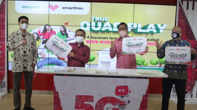 Gandeng Moratel, Smartfren Hadirkan True QuadPlay