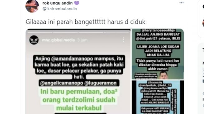 Amanda Manopo jadi sasaran bully [Instagram/@ikatrambutandin]