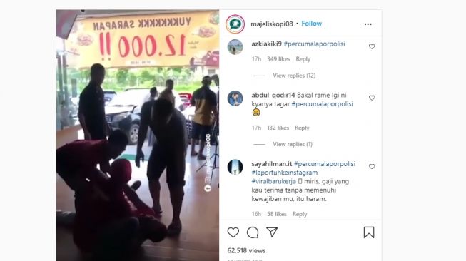 Viral Preman Buat Gaduh di Kopi Tiam Batam, Komentar Netizen: Percuma Lapor Polisi