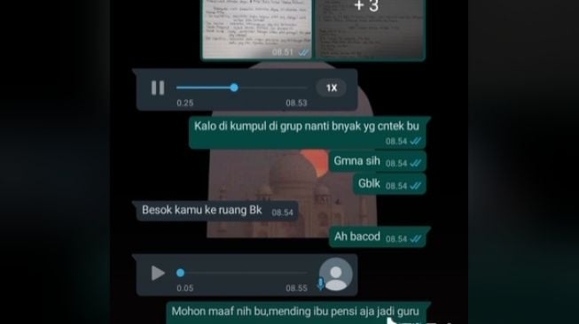 Aksi murid hina guru gara-gara urusan upload tugas (tiktok)