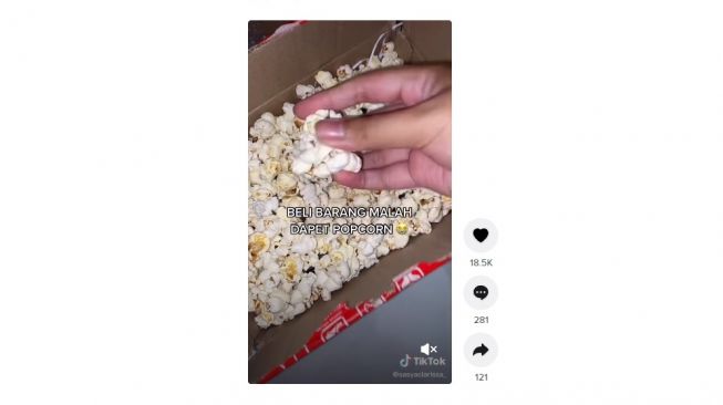 Bukan bubble wrap tapi ini yang buat melindungi barang. [TikTok]