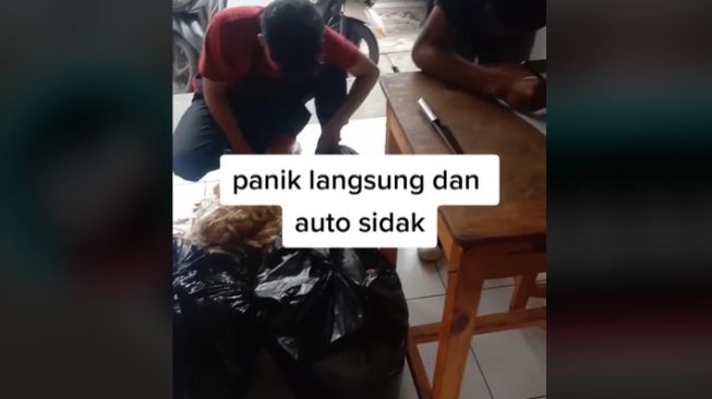 Aksi bos menyamar jadi pembeli bikin panik (tiktok)