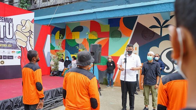 Wali Kota Medan Bobby Nasution membuka Festival Pemuda Pemudi Bersatu. [Ist]