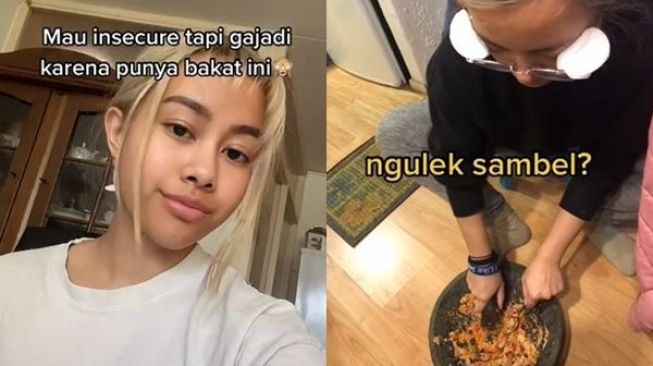 Viral Cewek Tak Jadi Insecure Karena Punya Bakat Ngulek Sambal Pakai Tenaga Dalam