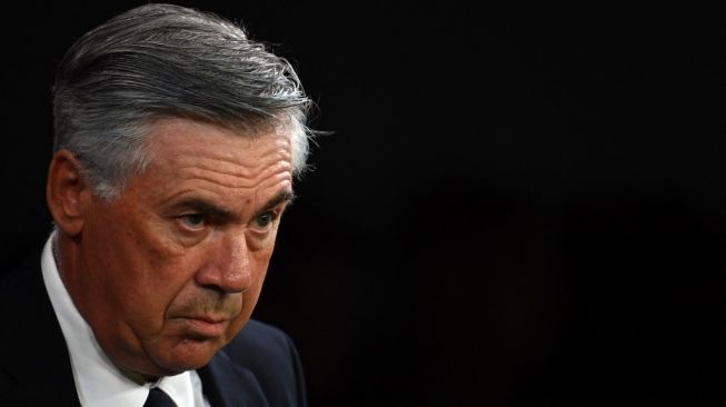 Pelatih Real Madrid, Carlo Ancelotti. [GABRIEL BOUYS / AFP]