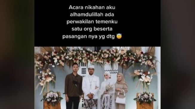 Sedihnya, Pernikahan Perempuan Ini Hanya Dihadiri Satu Teman, Netizen Ikut Prihatin!