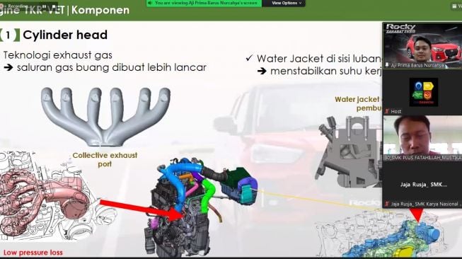 Sharing Edukasi Teknologi Otomotif, Daihatsu Sambangi Guru SMK se-Jabar Secara Virtual