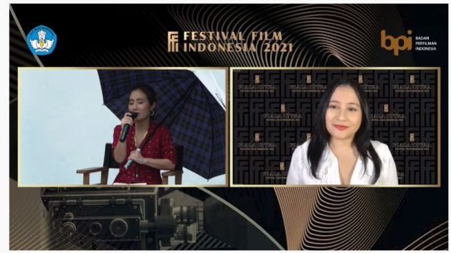 Konferensi pers virtual Festival Film Indonesia 2021, Rabu (27/10/2021) [YouTube: Budaya Kita]