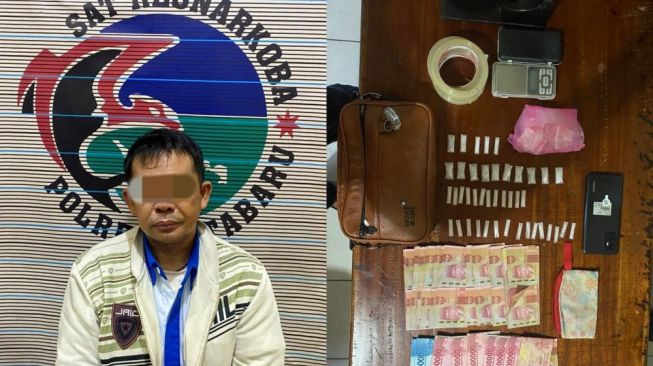 Lelaki Asal Amuntai Bawa Sabu Puluhan Paket Diciduk di Kotabaru