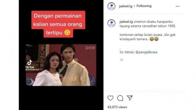 Paras Krisdayanti Main Sinetron Tahun 90-an Curi Perhatian Netizen, Mirip Aurel!