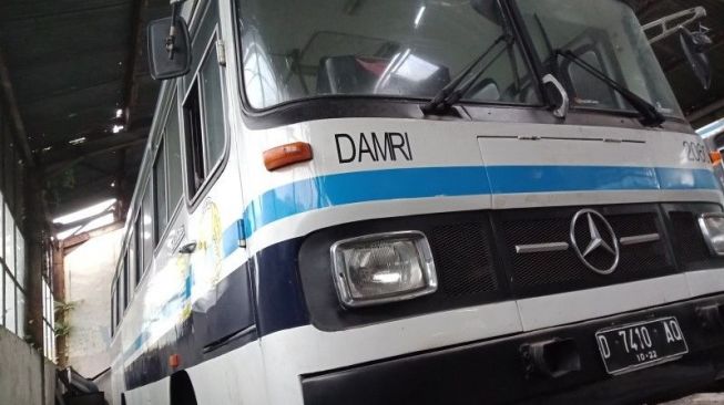 Damri Kota Bandung berhenti sementara setelah pada Rabu, 27 Oktober 2021. Surat pengumuman ini beredar luas di sosial media. [Ayobandung.com/Fathia Uqimul Haq]