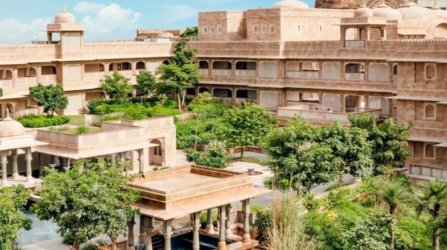 Six Senses Fort Barwara, yang akan menjadi tempat pernikahan Katrina Kaif dan Vicky Kaushal. [Instagram]