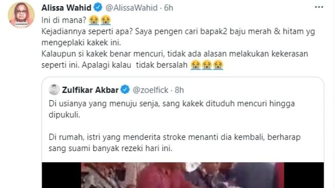 Cuitan Alissa Wahid [Twitter]