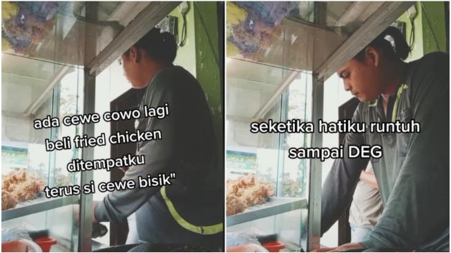 Sejoli Bisik-bisik Pas Lagi Beli Fried Chicken, Penjual Tak Sengaja Dengar: Hatiku Runtuh