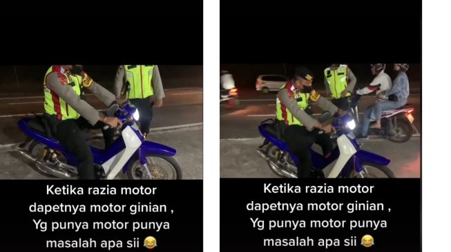 Gelar Razia Tilang, Polisi Malah Temukan Motor Unik yang Tak Terduga