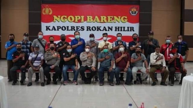 Kapolres Rokan Hilir Gelar Ngopi Bareng Bersama Insan Pers 5845