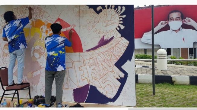Potret Keseruan Lomba Mural Piala Kaolda Jateng, Ratusan Peserta Sambut Antusias