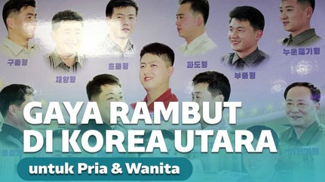 mode rambut di Korea Utara (screen shot)