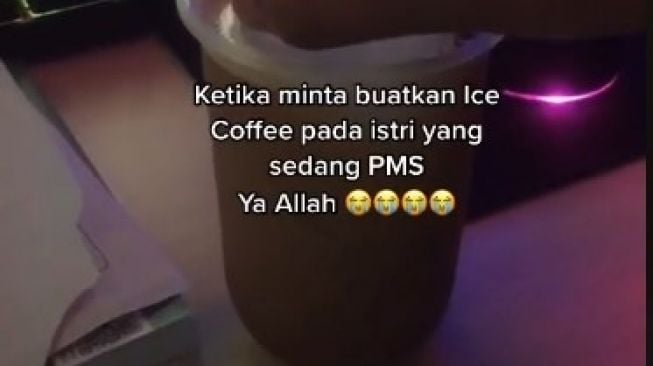 Istri Sedang PMS Diminta Buat Es Kopi, Hasilnya Bikin Suami Nyebut