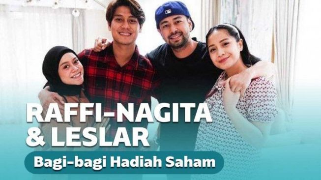 Heboh Raffi-Nagita, Atta-Aurel dan Leslar Bagi-Bagi Hadiah Saham