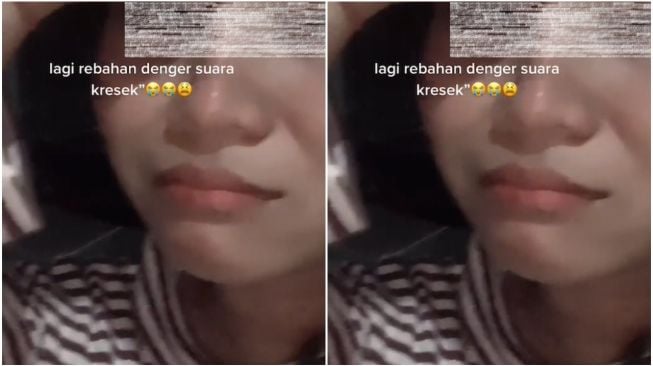 Lagi Santai Rebahan, Wanita Syok Dengar Suara 'Kresek-kresek' (TikTok)