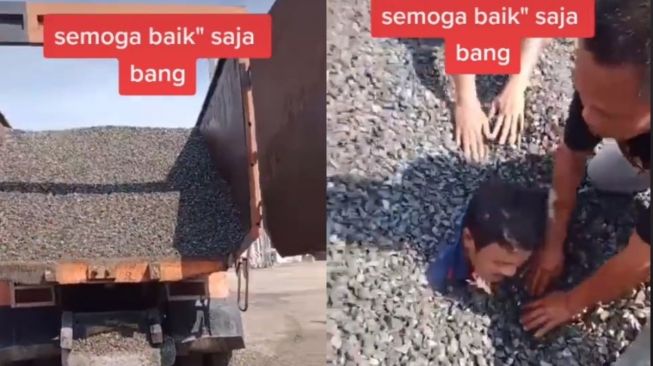 Pria Tertimbun Bebatuan di Proyek Bangunan, Warganet Ingatkan Ini