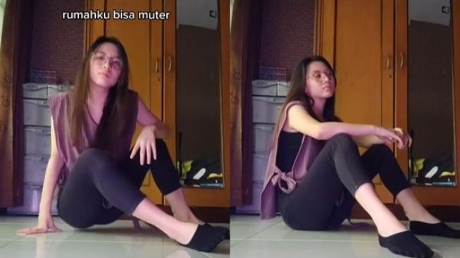 Cewek Pamer Gerakan Microwave Challenge yang Lagi Viral di TikTok, Publik Salfok