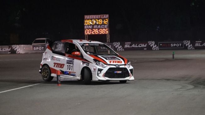 Pembalap TTI sabet podium, Toyota Gazoo Racing berkibar di kejurnas Slalom