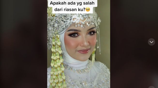 Pengantin Minta Make up Adat Sunda 'Nude tapi Bold' (TikTok)