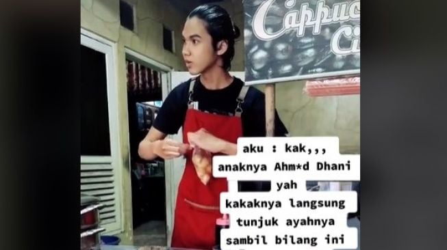 Penjual cilok mirip Al El Dul - (TikTok/@lilypurnami_makeup)