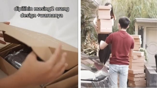 Viral Pengantin Kirim Gaun Seragam ke Semua Tamu, Warganet: Amplopnya Bukan 50K