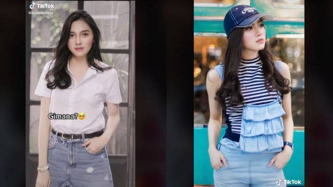 Viral Wanita Glow Up setelah 7 Tahun (tiktok.com/@bellawinarta)