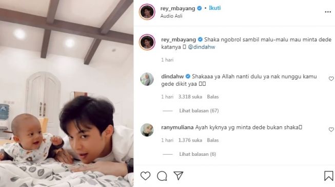 unggahan Rey Mbayang [Instagram/@rey_mbayang]