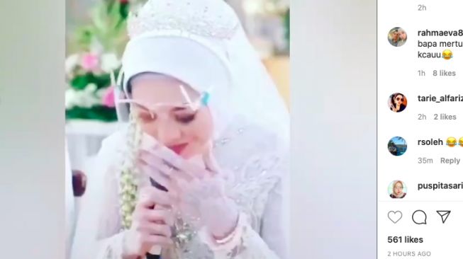 Kocak Pengantin Perempuan Salah Sebut Nama Calon Suami, Tamu Undangan Ngakak