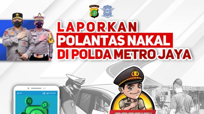 Ditlantas Polda Metro Jaya membuka layanan hotline pengaduan Polantas nakal. (Dok polisi/tangkapan layar)