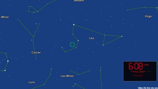 Hujan meteor Leonid. [In the Sky]