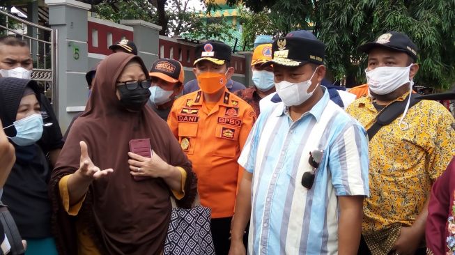 Tinjau Banjir di Perumahan Nasio, Wagub Uu Ruzhanul Ulum Bilang Pemprov akan Buat Embung