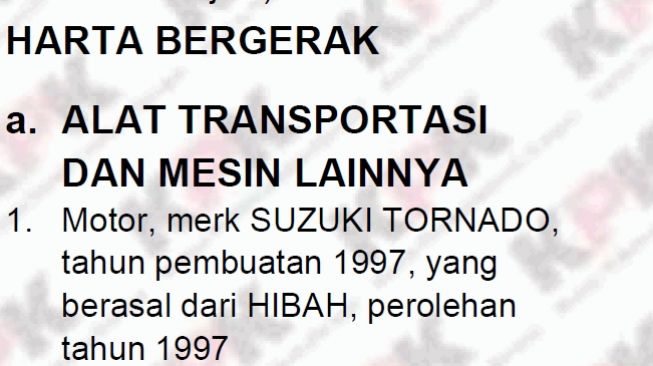 Koleksi motor lawas SBY, Suzuki Tornado (LHKPN)