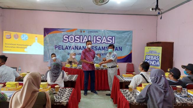 Sosialisasi dengan Jasa Raharja, KPP DIY Kenalkan Jempol Panda di Bantul