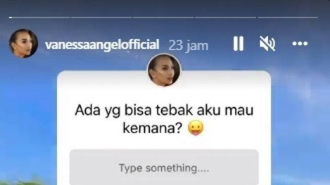 Postingan Terakhir Vanessa Angel "Ada yang Bisa Tebak, Aku Mau ke Mana?" Jawabnya Apa?