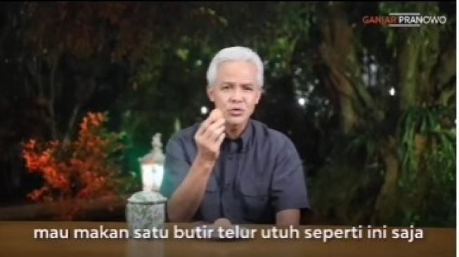 Kenang Momen Sulit dalam Hidup, Ganjar Pranowo Pernah Makan Satu Telur Dibagi Empat