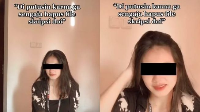 Viral Cewek Diputuskan Pacar Karena Hapus File Skripsi, Ngaku Cuma Sepele