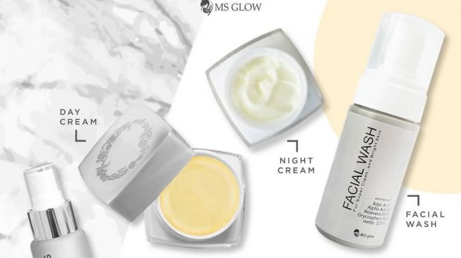 MS Glow whitening series. (Lazada)