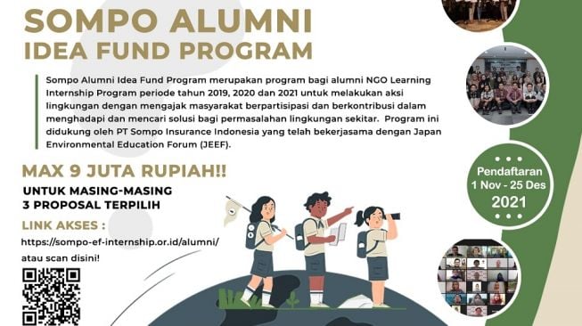 Dukung Pelestarian Lingkungan, Sompo Insurance Luncurkan Sompo Alumni Idea Fund