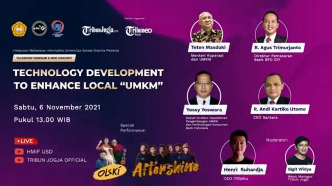 Puncak Acara IT Days 2021, HMIF Sanata Dharma Gelar Talkshow Terkait UMKM