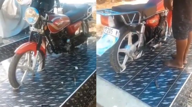 Viral Kuburan Berhiaskan Motor yang Bisa Digeber-geber, Malah Memicu Niat untuk Mencuri